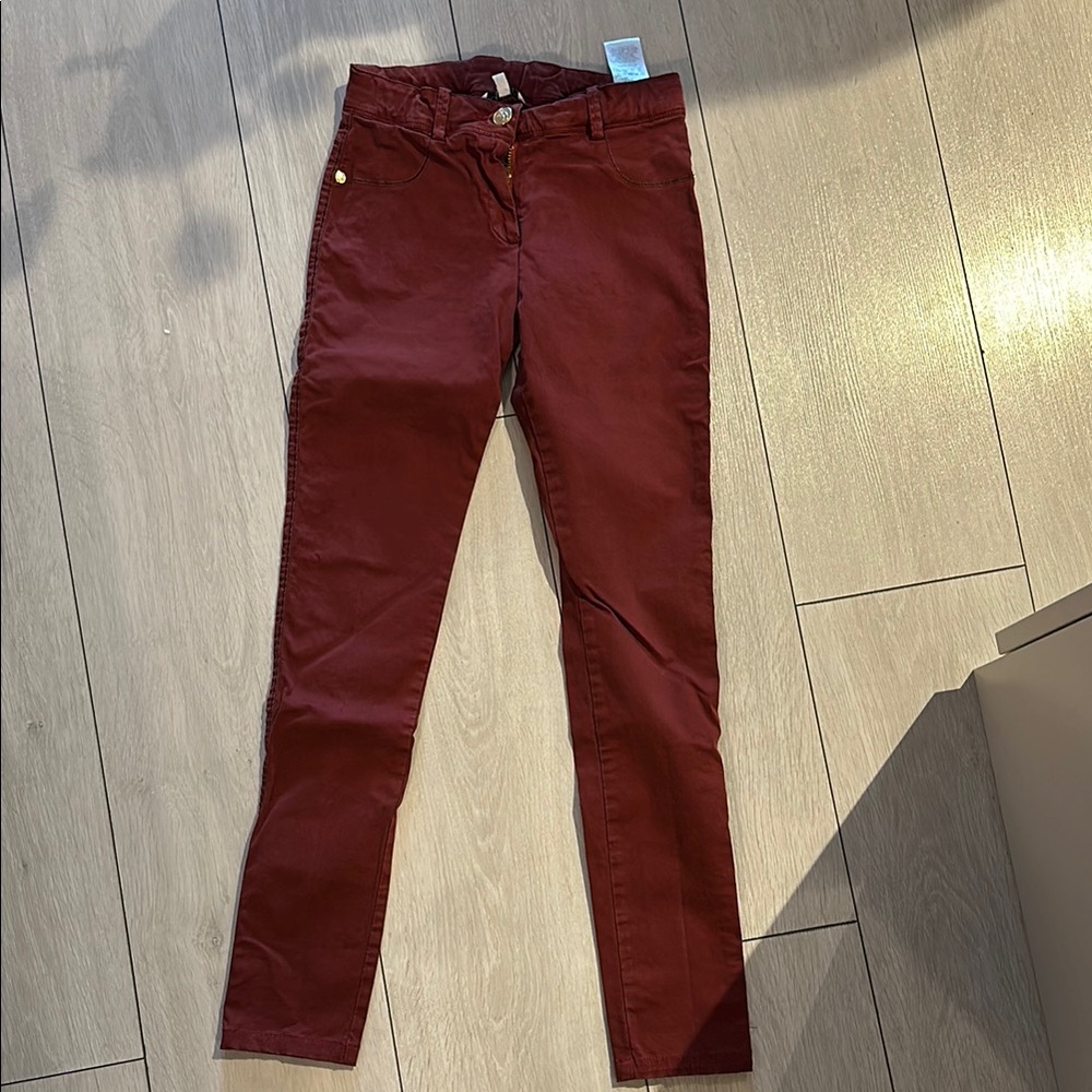 Little Marc Jacobs Kids Burgundy Jeans